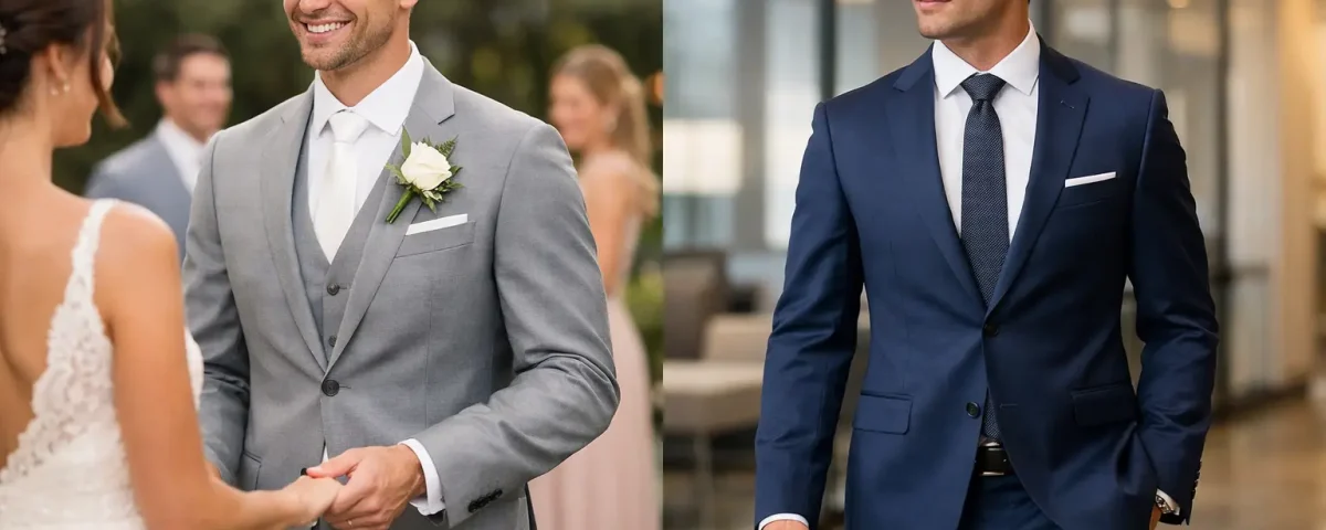 Slim Fit Suits Temecula for Weddings and Work